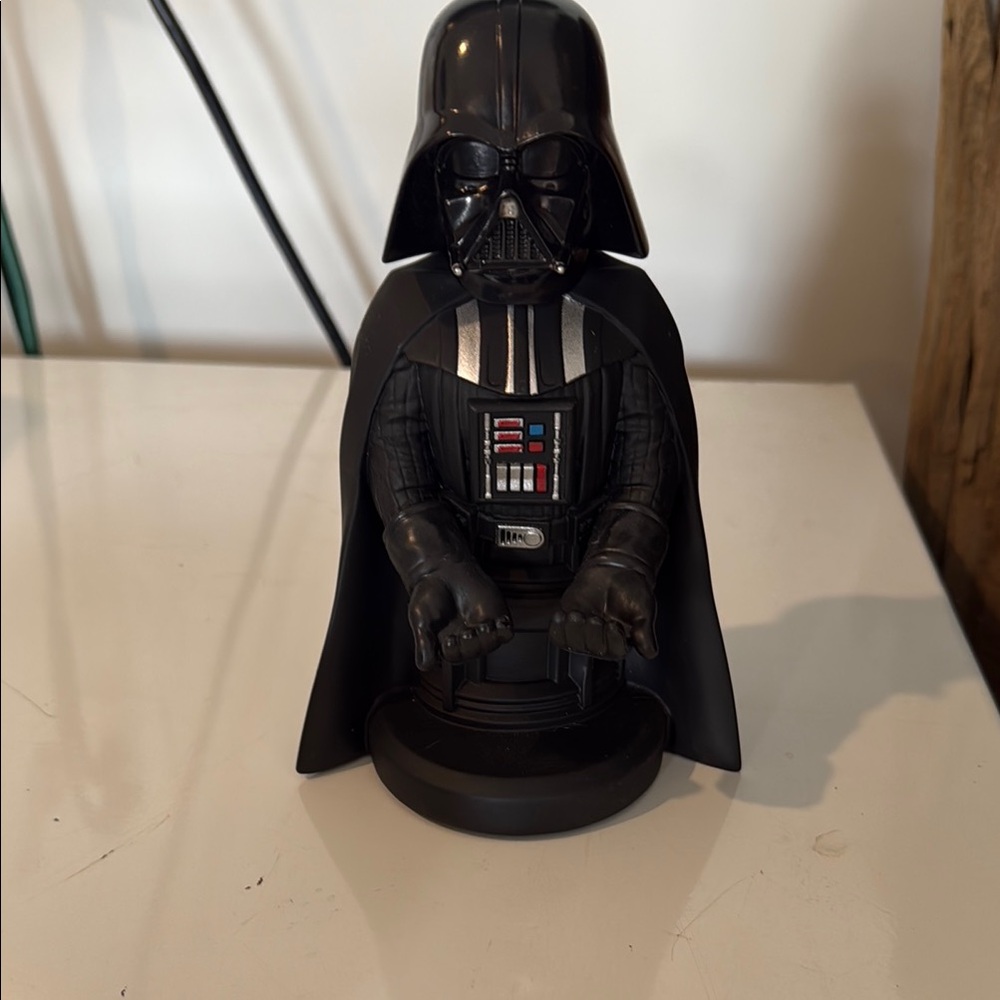 Darth Vader Figurine with Black and Silver Details